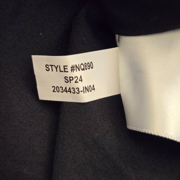 Madewell Puff-Sleeve Drop-Waist Midi Dress Black Size 2 NWT - Picture 11 of 11